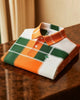 Alohadaddy® Basic Geometric Color Block Fashion Polo Shirt