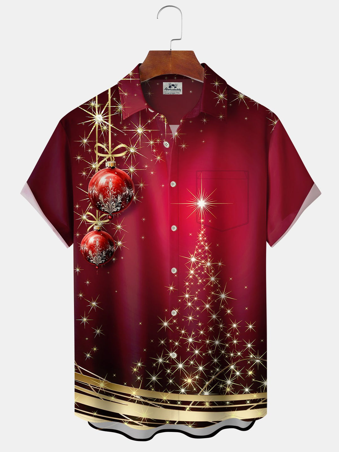 Alohadaddy Holiday Christmas 3D Christmas Tree Shirt