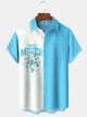 Alohadaddy Retro Cartoon Holiday Christmas 60s Bowling Shirt