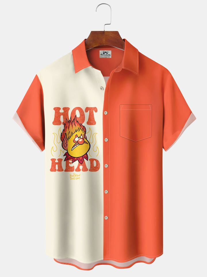 Alohadaddy 60s Retro Cartoon Holiday Christmas Bowling Shirt