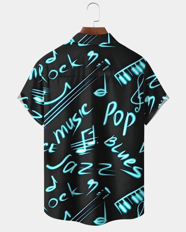 Alohadaddy® Retro Music Jazz Gradient Neon Men&