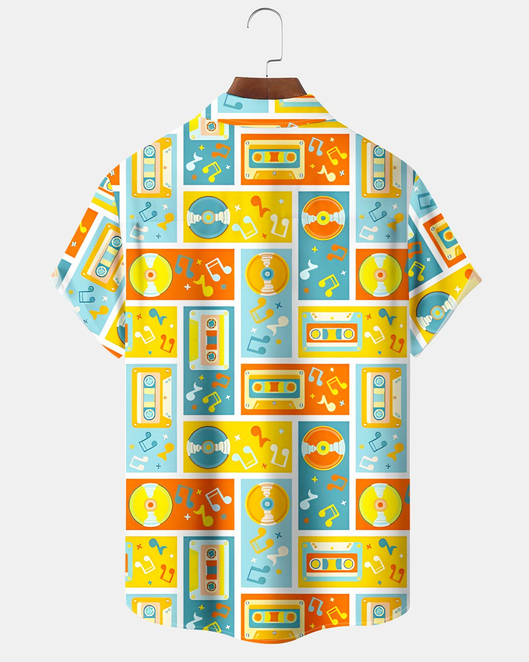 Alohadaddy® Retro Music Geometric Tape Men&