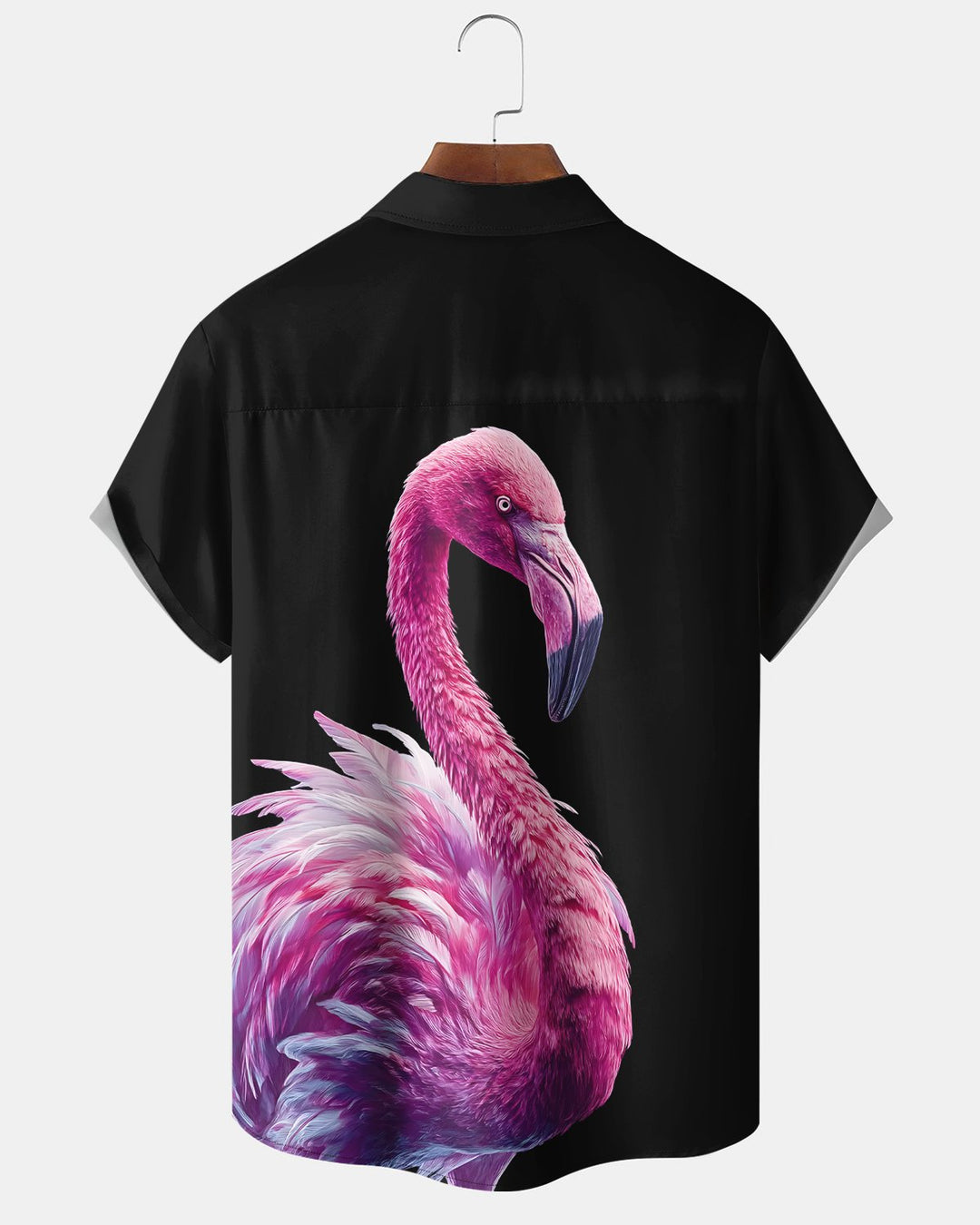 Alohadaddy® Hawaiian Resort Beach Flamingo Short-Sleeve Shirt