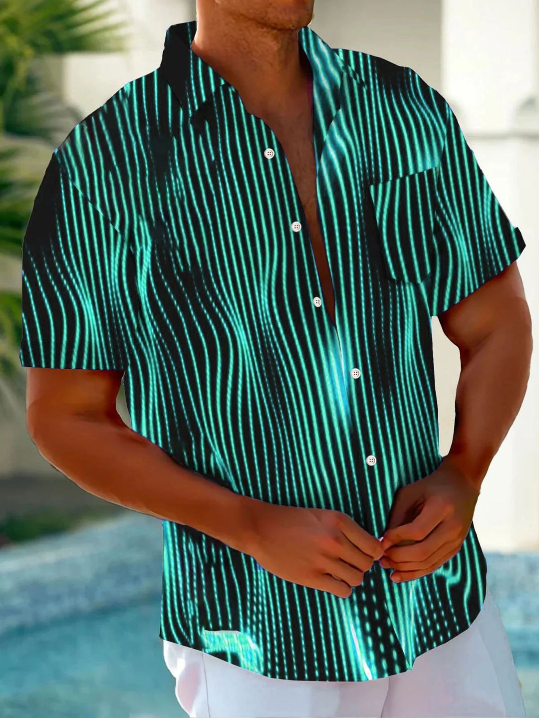 Alohadaddy® Vintage Stripe Art Print Men&