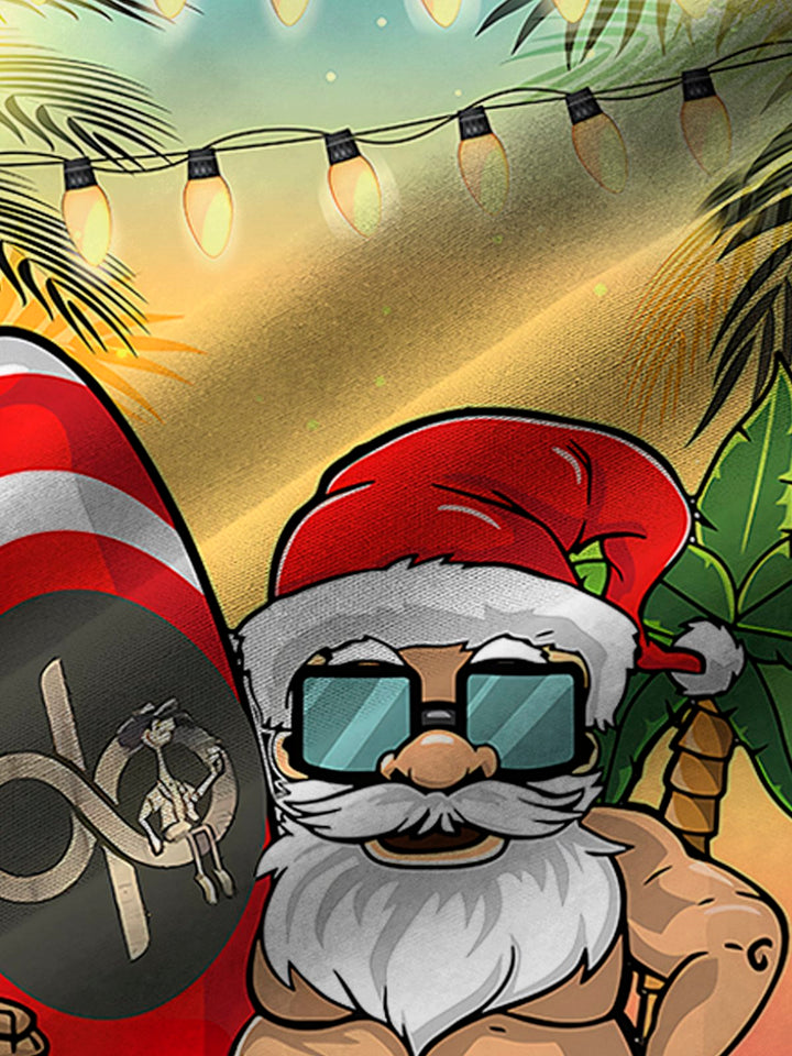 Alohadaddy Christmas Beach Lights Print Men&
