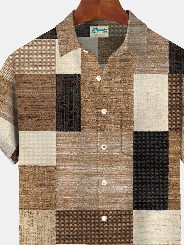 Alohadaddy Retro Geometric Texture Carpet 3D Print Men&