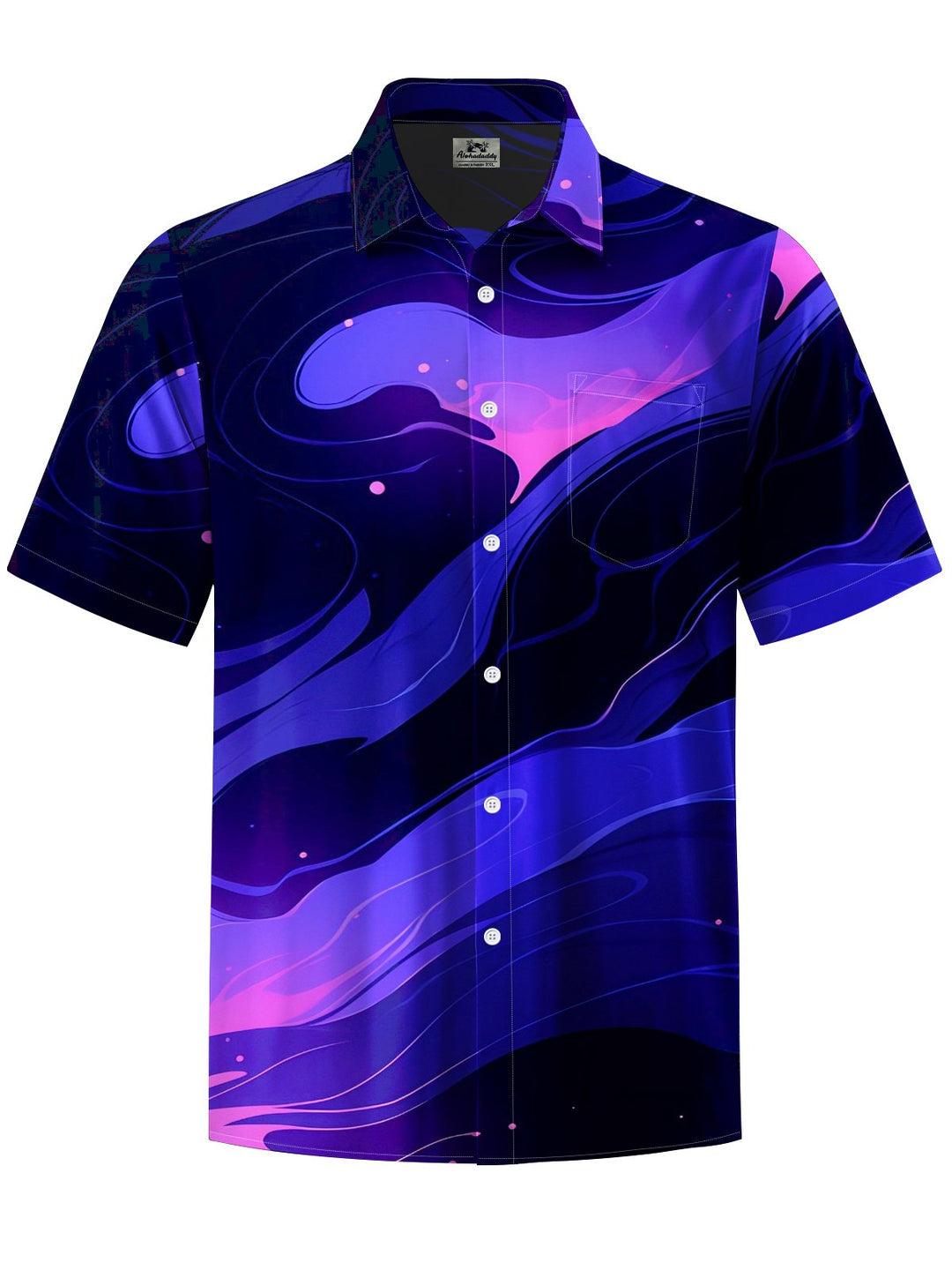 Alohadaddy® Casual Abstract Print Art Moisture Wicking Men&