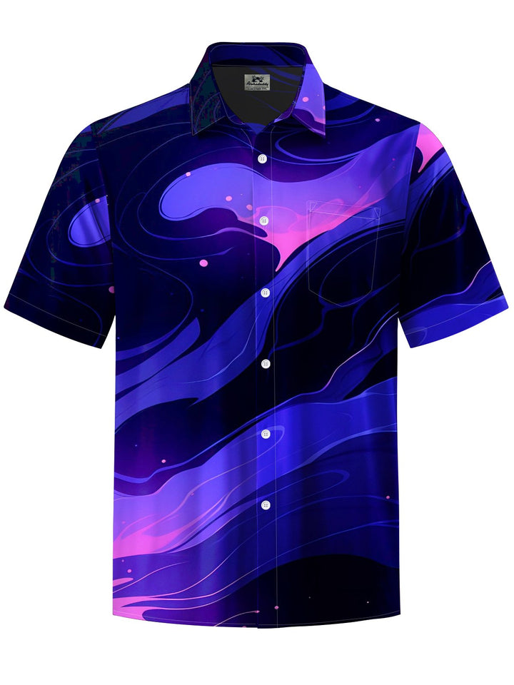 Alohadaddy® Casual Abstract Print Art Moisture Wicking Men&