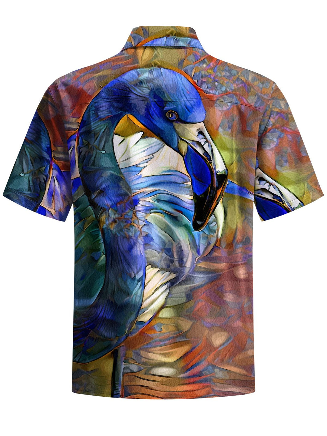 Alohadaddy® Vintage Flamingo Painting Art Print Chest Pocket Men&