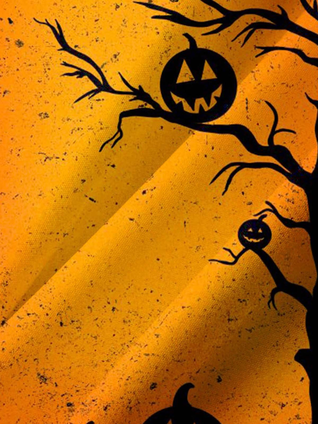 Alohadaddy® Halloween Pumpkin Art Print Chest Pocket Men&