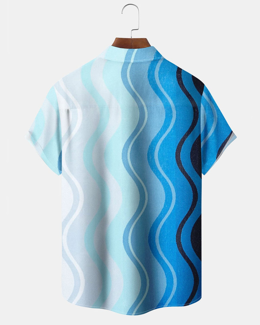 Alohadaddy® Casual Striped Gradient Print Art Print Men&