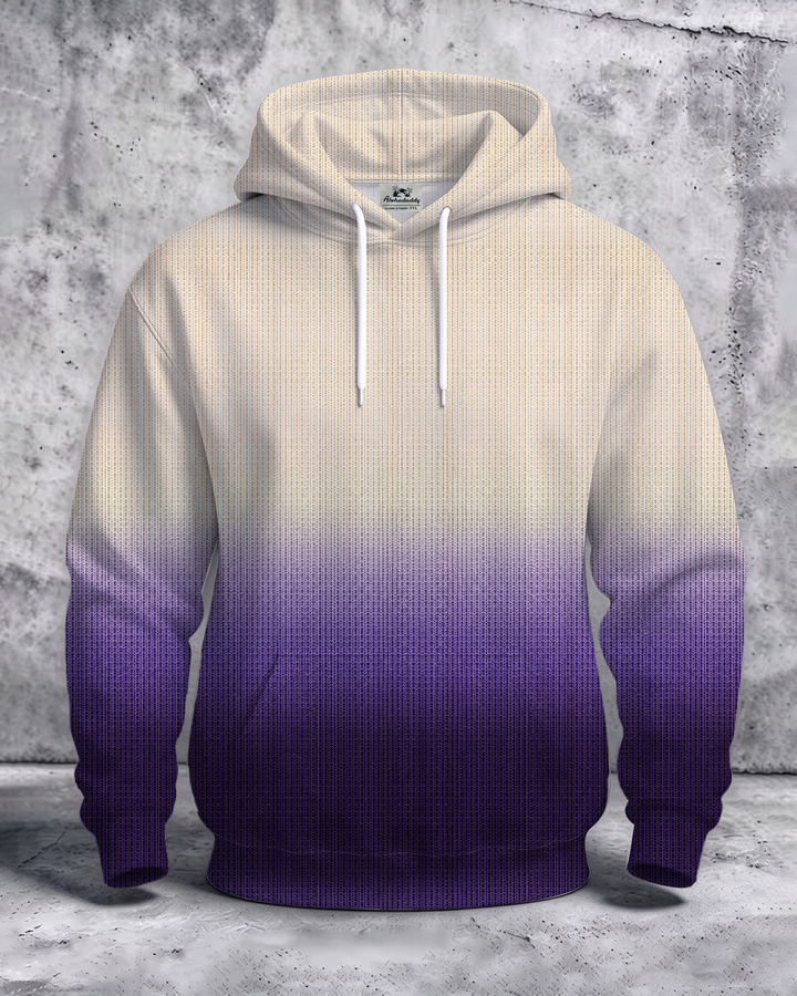 Alohadaddy® Men’s  Ombre Print Pullover Hoodie