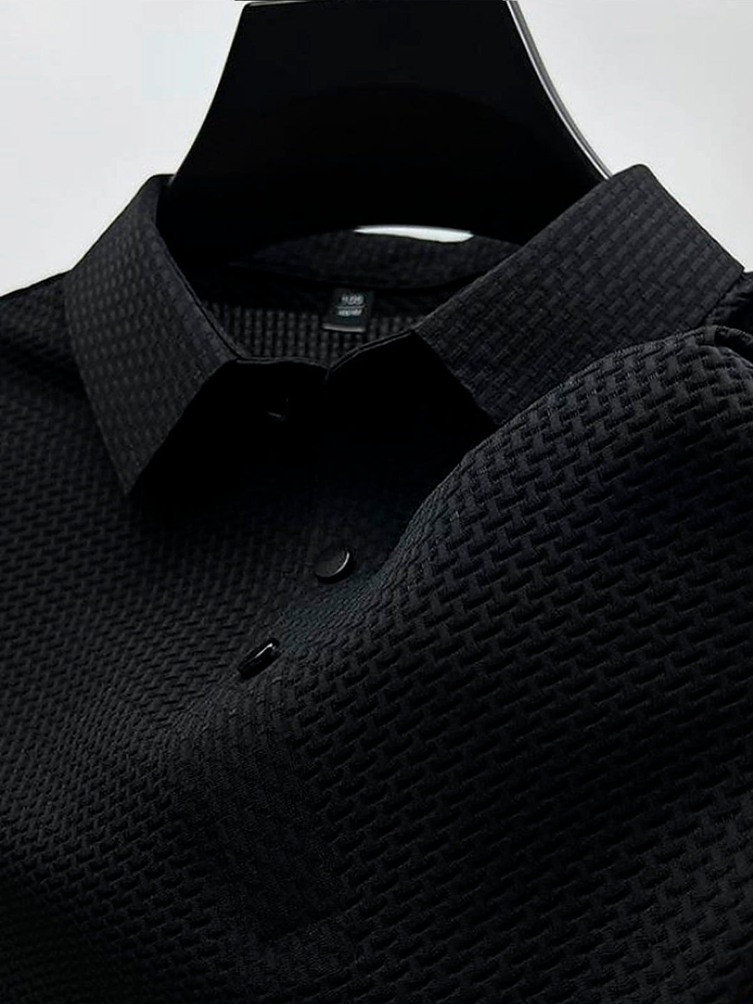 Camisa tipo polo con solapa abotonada de seersucker de secado rápido para hombre de Alohadaddy Retro Basics, tallas grandes