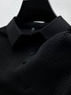 Alohadaddy Retro Basics Quick-Drying Seersucker Men's Button Lapel POLO Shirt Big & Tall