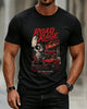 Men's Casual Skull Racing Street-Style T-Shirt