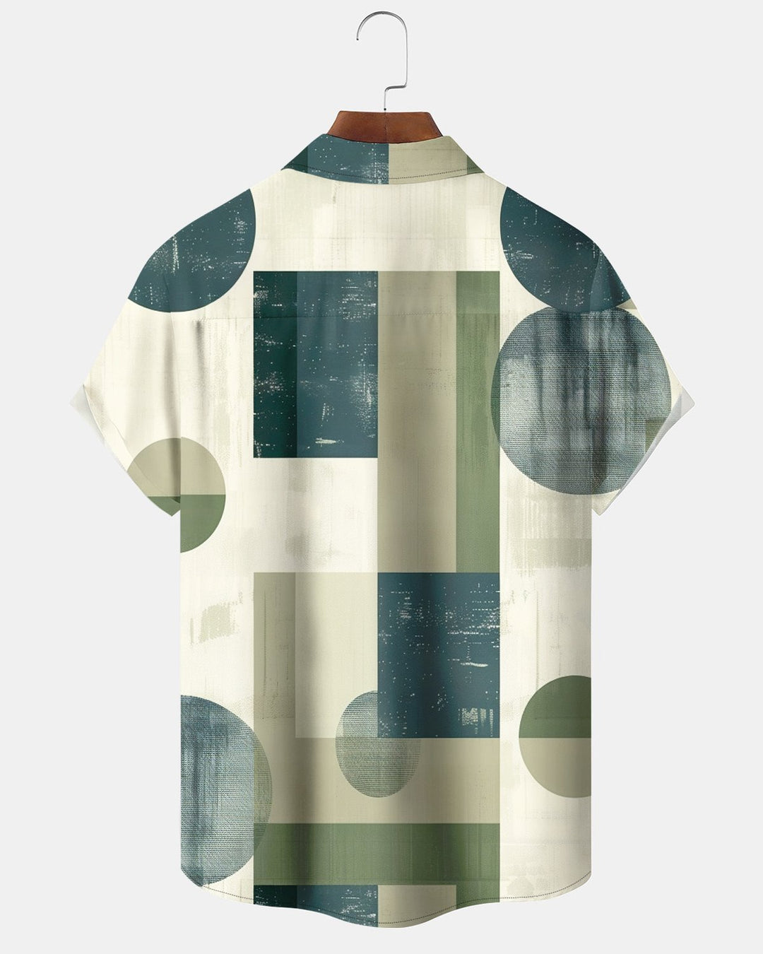 Alohadaddy® Casual Geometric Color Block Print Men&