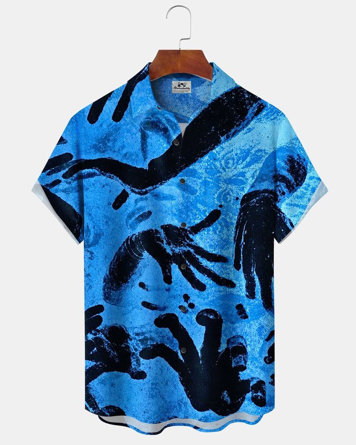 Alohadaddy® Retro Art Arm Print Men&