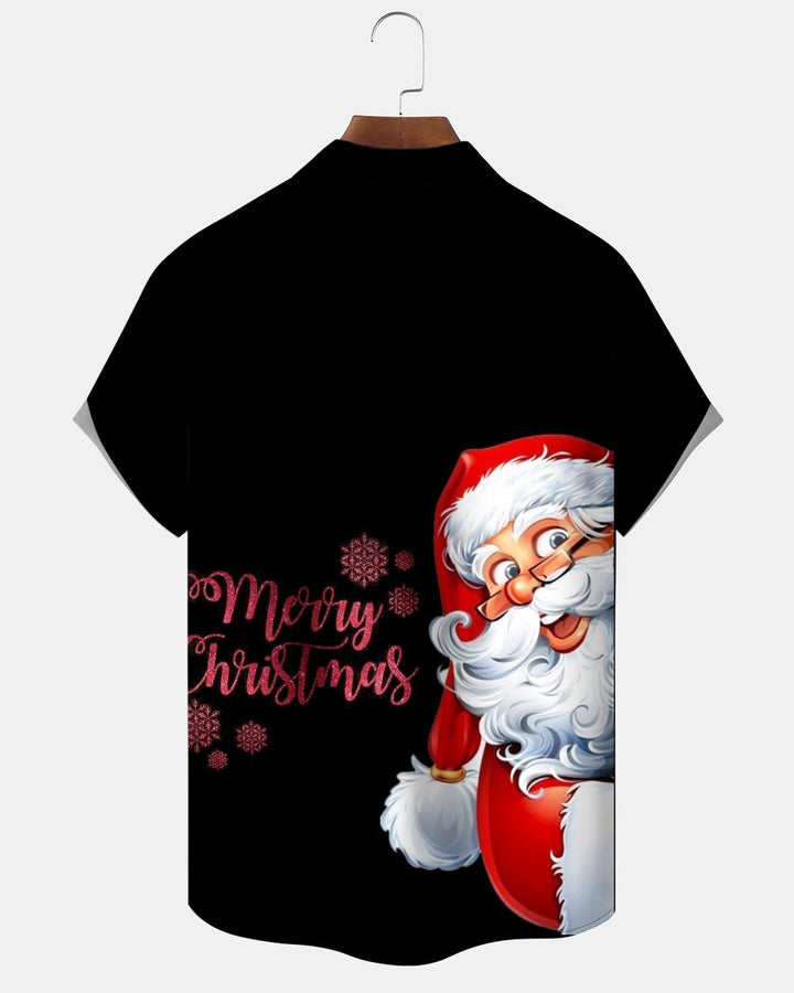 Alohadaddy® Holiday Christmas Santa Claus Gift Print Men&