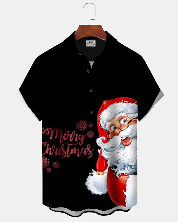 Alohadaddy® Holiday Christmas Santa Claus Gift Print Men&