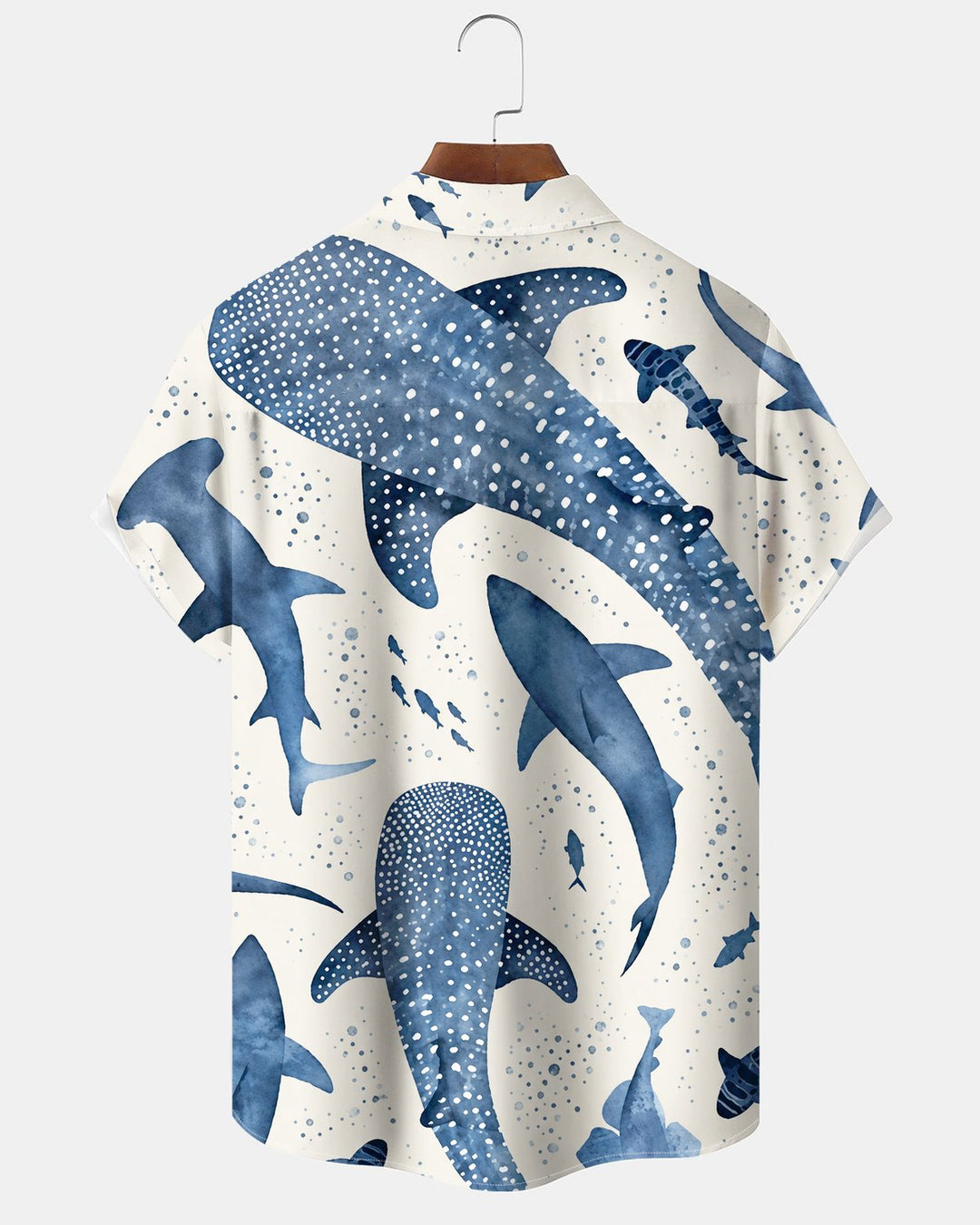 Alohadaddy® Casual Shark Polka Dot Print Men&