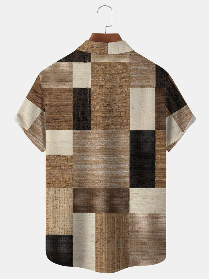 Alohadaddy Retro Geometric Texture Carpet 3D Print Men&