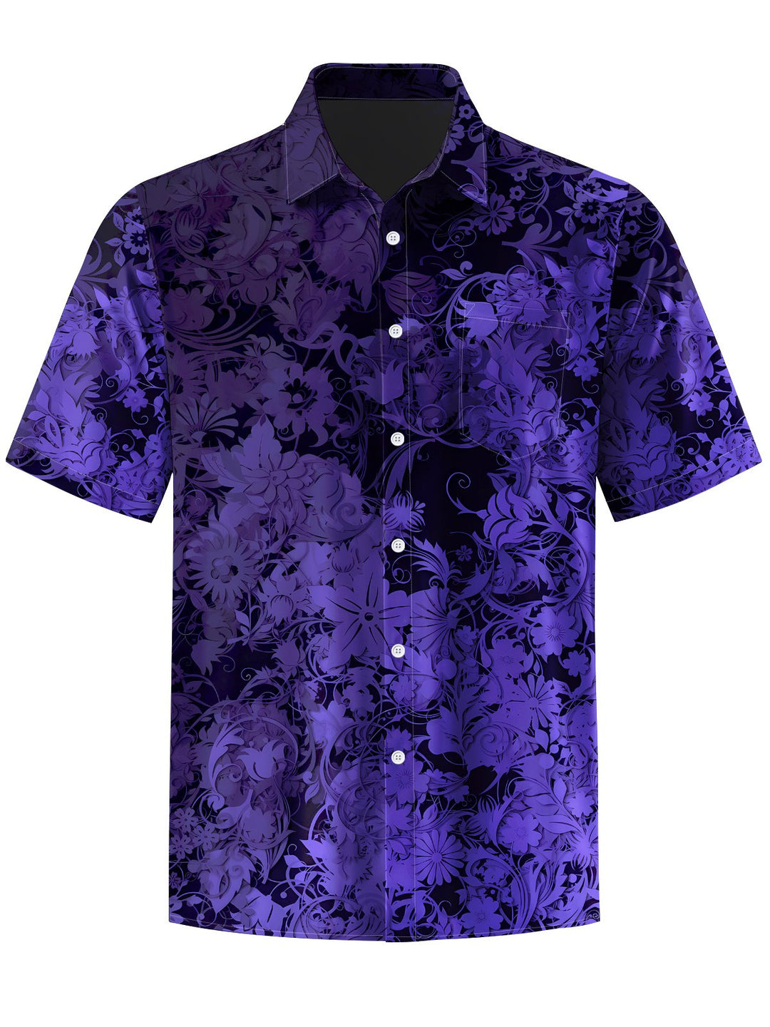 Alohadaddy® Casual Floral Art Print Moisture Wicking Men&