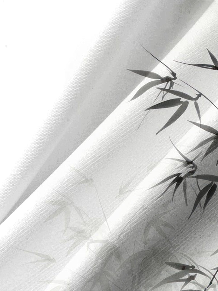 Alohadaddy® casual ink bamboo print with chest pocket and stretch for men&