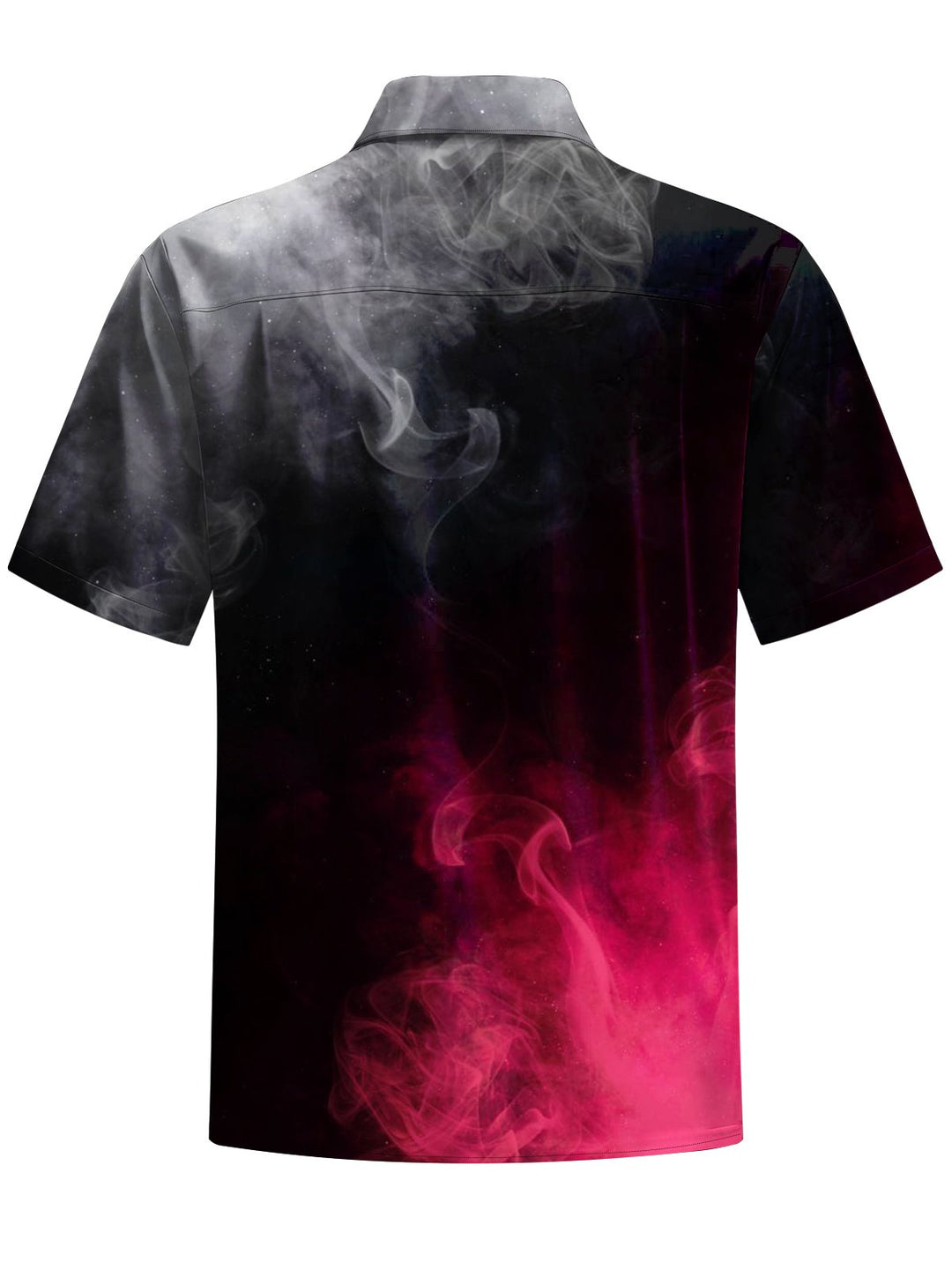 Alohadaddy® Casual Smoke Art Print Chest Pocket Men&