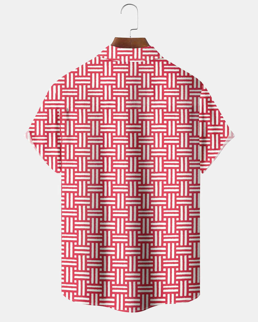 Alohadaddy® Casual Geometric Print Art Pocket Button Stretch Men&