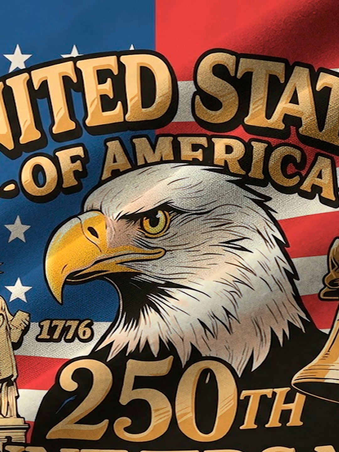 Alohadaddy® Flag 250th Anniversary Print Men&