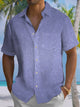 Alohadaddy® Casual Floral Art Print Moisture Wicking Men's Short Sleeve Shirt Big & Tall