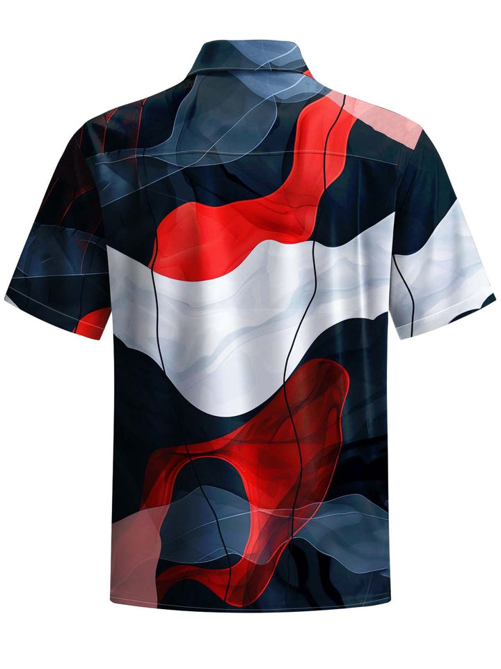 Alohadaddy® Vintage Abstract Art Print Pocket Stretch Men&