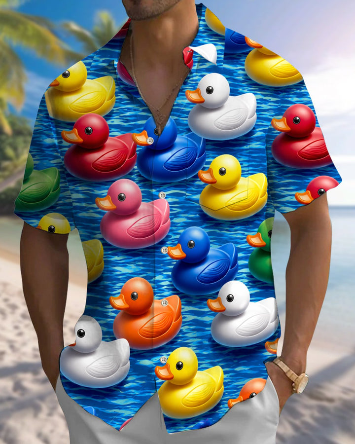 Alohadaddy® Hawaiian Duck Print Art Men&