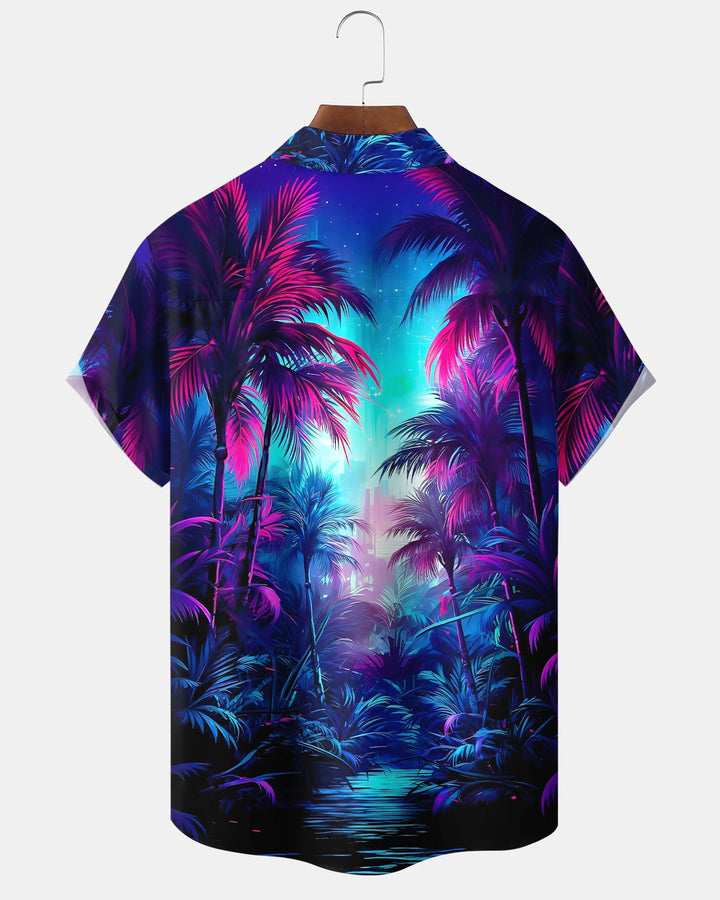 Alohadaddy® Hawaiian Coconut Tree Gradient Rainforest Valentine&