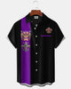 Alohadaddy® Carnival Mask Retro Bowling Shirt Hawaiian Shirt