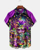 Alohadaddy® Carnival Mask Retro Cocktail Hawaiian Shirt