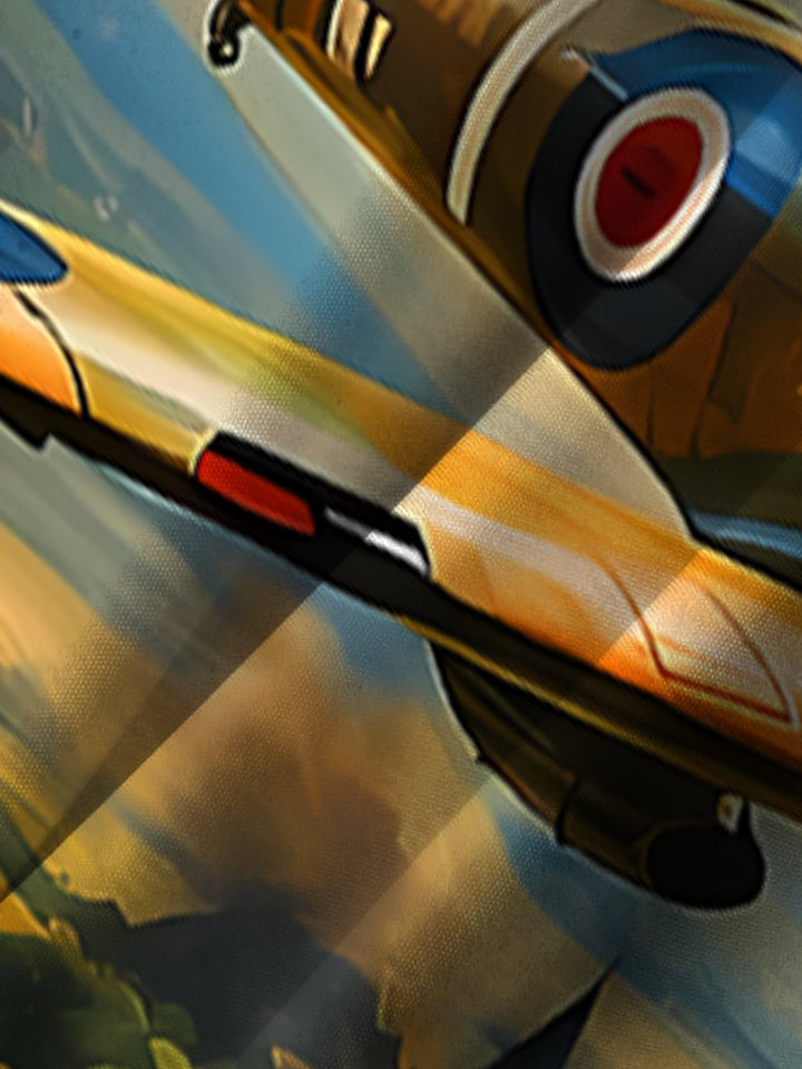 Alohadaddy Vintage Aircraft War Print Men&