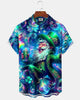 Alohadaddy® St. Patrick's Day Abstract Gradient Gnome Beer Shirt