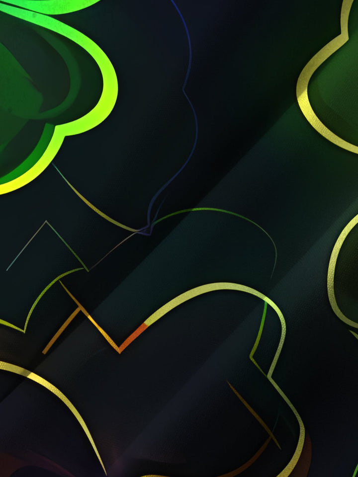 Alohadaddy Shamrock Neon Gradient St. Patrick&