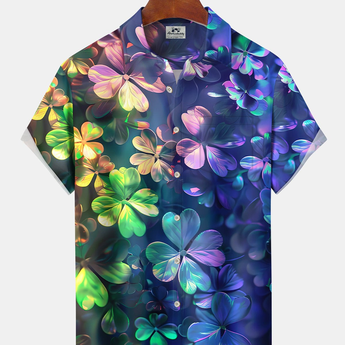 Purple St Patrick Pockets Holiday Series Shirts - Alohadaddy – AlohaDaddy
