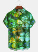 Alohadaddy Gradient Shamrock Vintage St. Patrick's Hawaiian Shirt