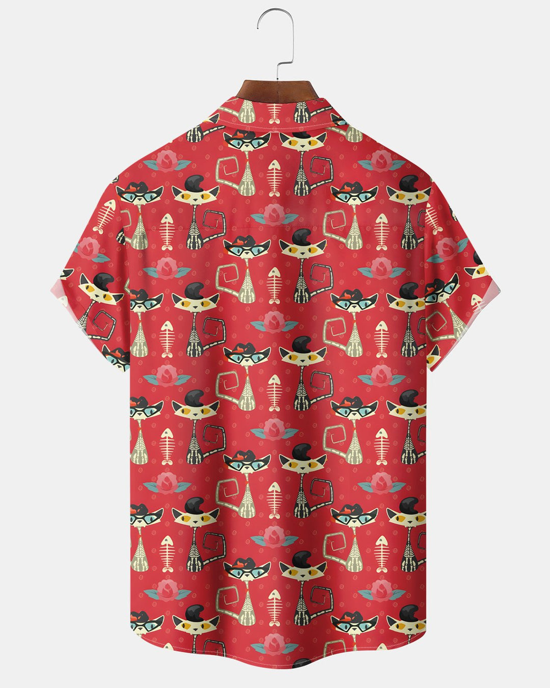 Alohadaddy® Retro Geometric Atomic Cat Rock Music Men&