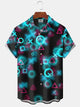 Alohadaddy Vintage Geometric 3D Gradient Space Movie Hawaiian Shirt