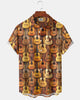 Alohadaddy® Retro Classic Acoustic Guitar Music Men's Shirt