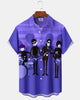 Alohadaddy® Retro Music Band Rock 60s Atomic Geometric Art Shirt