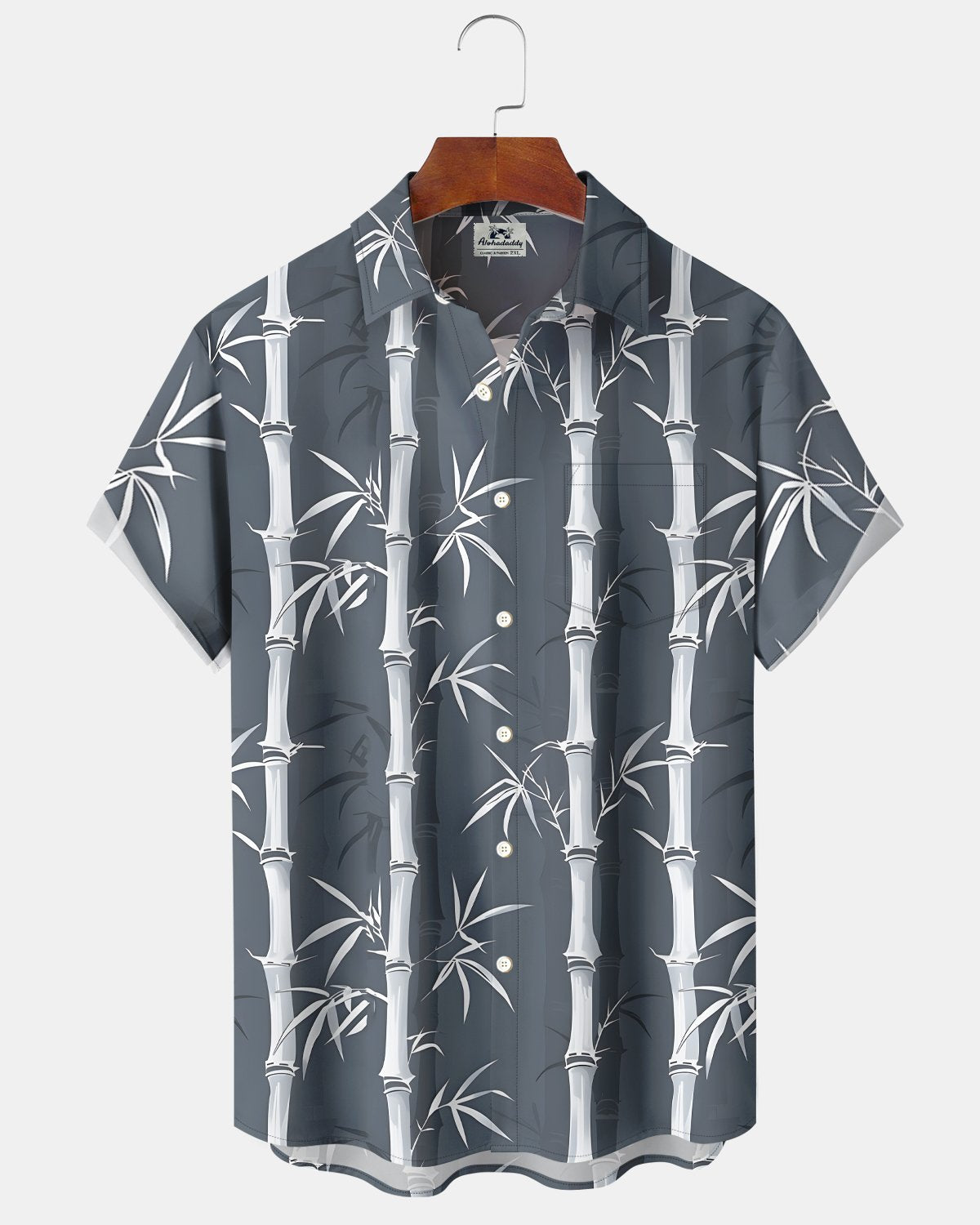 Alohadaddy® Retro Hawaiian Plant Bamboo and Bamboo Leaf Shirt