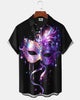 Alohadaddy® Carnival Holiday Retro Mask Opera Men's Shirt