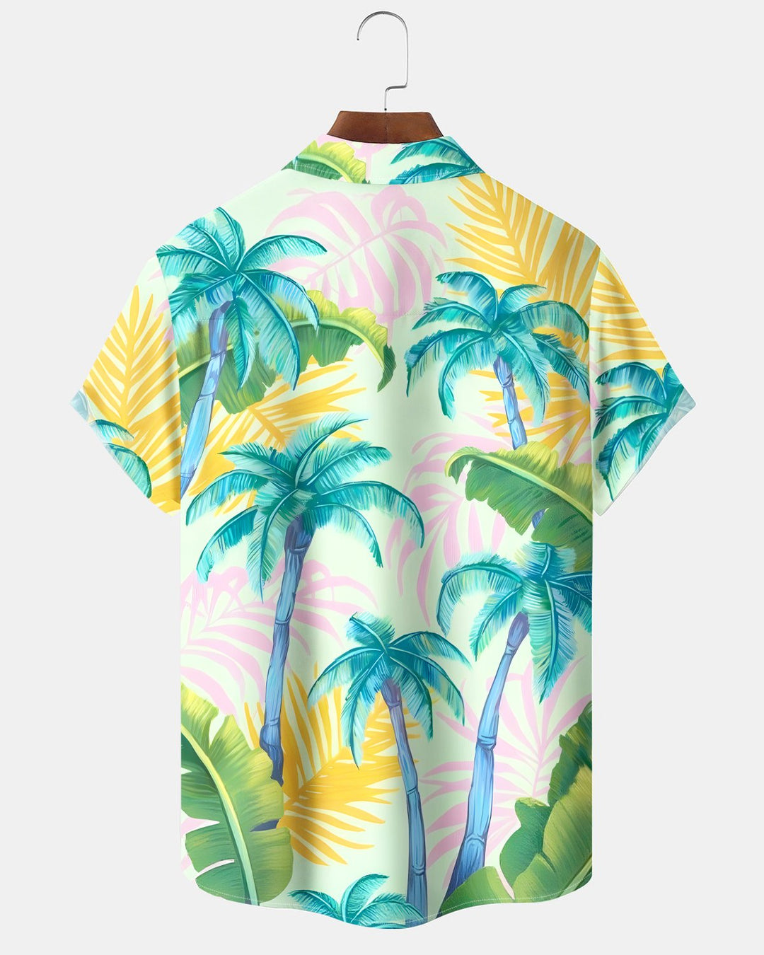 Alohadaddy® Hawaiian Tropical Floral and Coconut Tree Vacation Men&