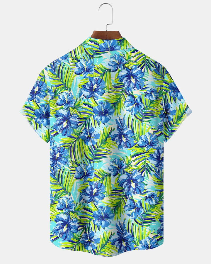 Alohadaddy® Hawaiian Floral Tropical Plant Leaf Vacation Men&