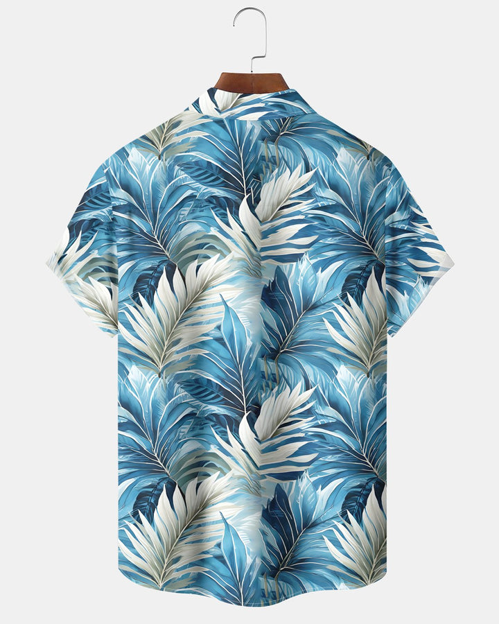 Alohadaddy® Beach Vacation Hawaii Tropical Leaf Aloha Men&